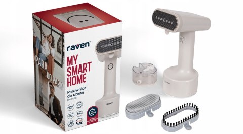Biała Parownica Do Ubrań Raven Epa002b 1600W Pionowa 25G/Min Szczotka 0,13L