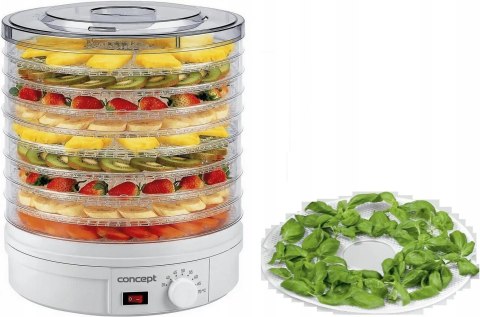 Duża Suszarka Spożywcza Concept So-1020 Xxl 9 Sit 8 Temperatur Timer 240W