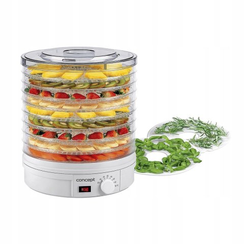 Duża Suszarka Spożywcza Concept So-1020 Xxl 9 Sit 8 Temperatur Timer 240W