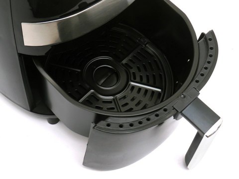 Frytkownica Beztłuszczowa 3,7L 1900W Lcd Smart Czarna Air Fryer Duży Kosz