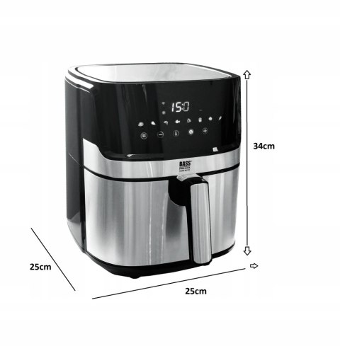 Frytkownica Beztłuszczowa 6,5L 2200W Wifi Xl Z Wyświetlaczem Lcd Smart