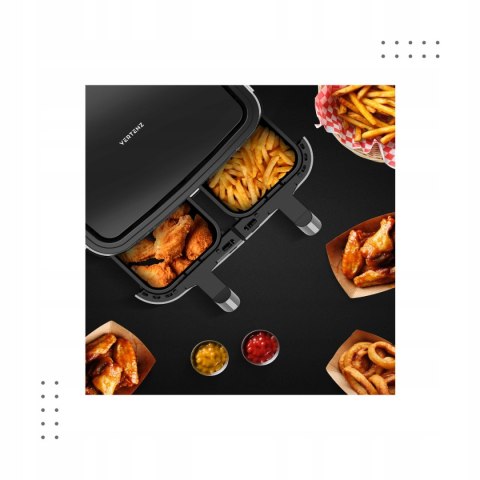Frytkownica Beztluszczowa 9L 2200W Vertenz Taste 90 Dwa Kosze Panel Led