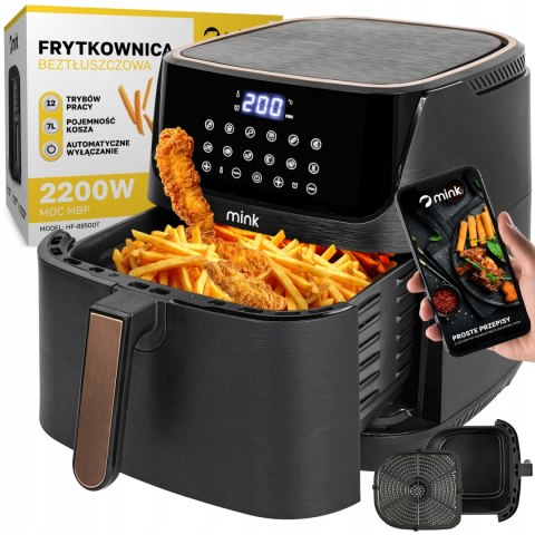 Frytkownica Beztłuszczowa Air Fryer 2200W 7L - Zdrowe Smażenie Bez Oleju
