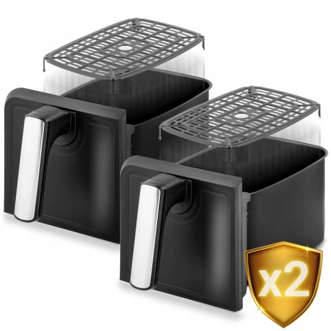Frytkownica Beztłuszczowa Berdsen 5L 1700W Z Dwoma Koszami I Dotykowym Sterowaniem