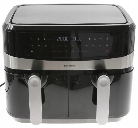 Frytkownica Beztłuszczowa Klausberg Kb-7573 9L 2 Kosze Dotykowy Ekran Lcd