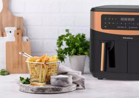 Frytkownica Beztłuszczowa Klausberg Kb-7589 Z Dwoma Koszami 9L Ekran Lcd