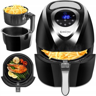 Frytkownica Beztłuszczowa Maltec Airfryer 2500W 4,3L 7 Programów 80-200°C