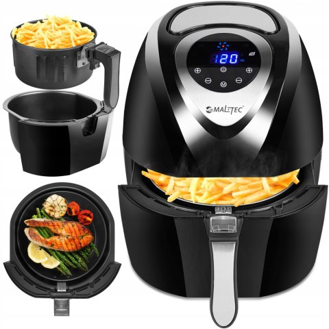 Frytkownica Beztłuszczowa Maltec Airfryer 2500W 4,3L 7 Programów 80-200°C