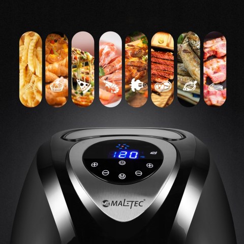 Frytkownica Beztłuszczowa Maltec Airfryer 2500W 4,3L 7 Programów 80-200°C