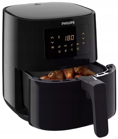 Frytkownica Beztłuszczowa Philips Airfryer 1400W 4,1L Rapid Air Led Czarna