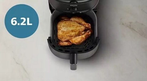 Frytkownica Beztłuszczowa Philips Ovi - 1000 Series 6.2L 1700W Rapidair