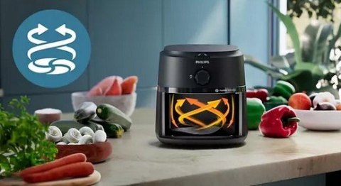 Frytkownica Beztłuszczowa Philips Ovi - 1000 Series 6.2L 1700W Rapidair
