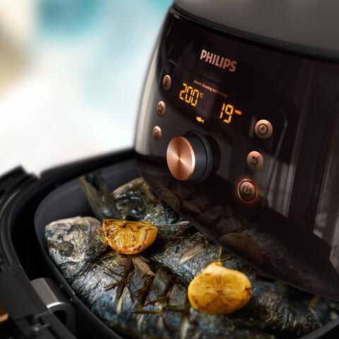 Frytkownica Beztłuszczowa Philips Ovi Smart Hd9867/90 7L 5 Programów Lcd