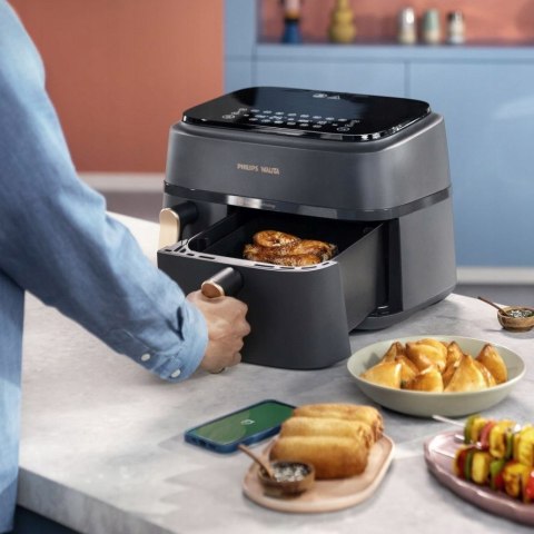 Frytkownica Beztłuszczowa Philips Rapid Air 9L 2 Szuflady Dotykowy Ekran