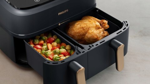Frytkownica Beztłuszczowa Philips Rapid Air 9L 2 Szuflady Dotykowy Ekran