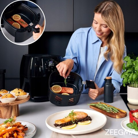 Frytkownica Beztłuszczowa Zeegma Knapper Grand 1800W 7.7L 9 Programów 60S