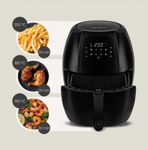 Frytkownica Beztłuszczowa Zeegma Knapper Grand 1800W 7.7L 9 Programów 60S