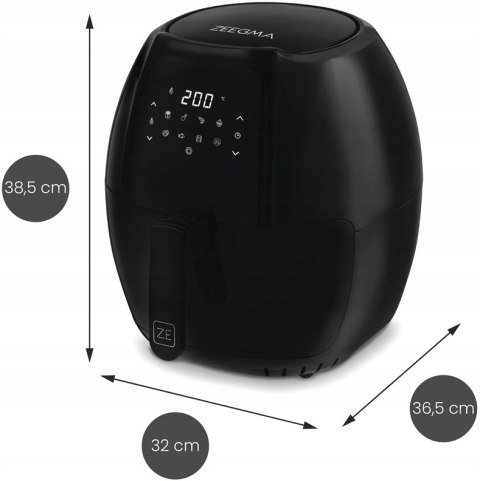 Frytkownica Beztłuszczowa Zeegma Knapper Grand 1800W 7.7L 9 Programów 60S