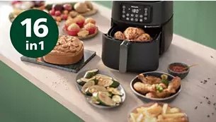Frytkownica Philips Airfryer Xxl Hd9285/96, 16W1, 7,2L, Rapid Air, Nutriu