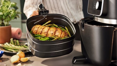 Frytkownica Philips Czarna Ovi Hd9880/90 Z Termometrem Technologia Airfryer