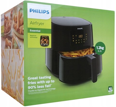 Philips Airfryer Hd9270/90 6.2L 2000W - Zdrowe Smażenie Obiad Z Rapid Air