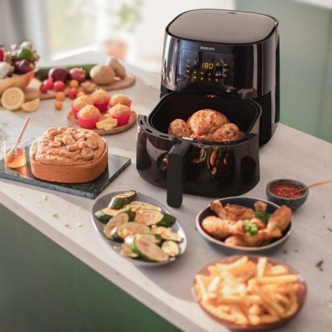 Philips Airfryer Hd9270/90 6.2L 2000W - Zdrowe Smażenie Obiad Z Rapid Air