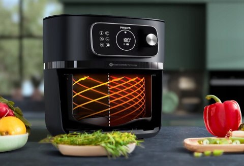 Philips Airfryer Xxl Hd9876/90 - Beztłuszczowe Smażenie I Duża Pojemność