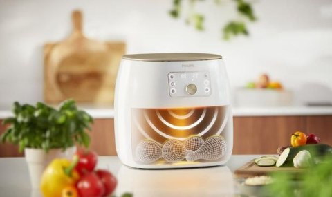 Frytkownica beztłuszczowa Philips Ovi Smart XXL HD9870/20, 7,3 l
