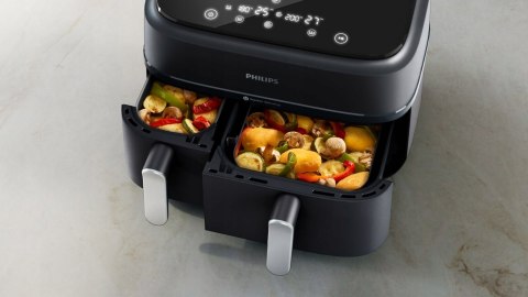 Philips Ovi 9L Airfryer Na351 - Dwukomorowa Frytkownica Beztłuszczowa 2750W