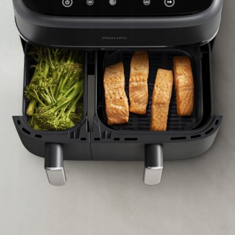 Philips Ovi 9L Airfryer Na351 - Dwukomorowa Frytkownica Beztłuszczowa 2750W