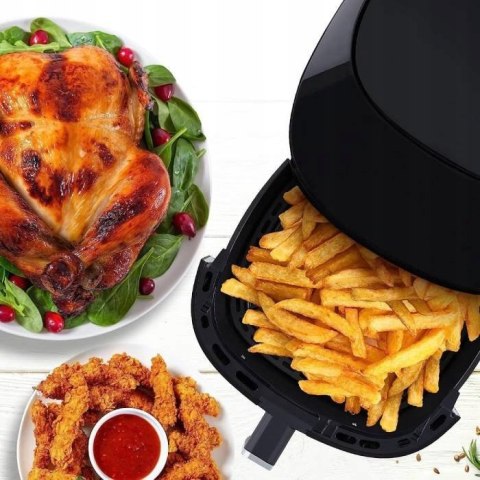 Royalty Line Air Fryer 1200W 3.5L 8 Programów, Zdrowe Smażenie Bez Tłuszczu