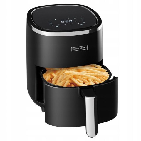 Royalty Line Air Fryer 1200W 3.5L 8 Programów, Zdrowe Smażenie Bez Tłuszczu