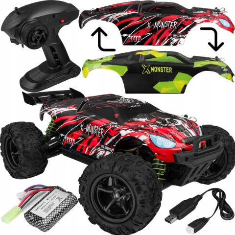 Samochód Zdalnie Sterowany Rc 4X4 45Km/H, 2 Obudowy, 40Min Jazdy