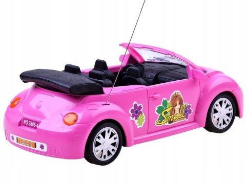 Sterowany Samochód Różowy Cabrio Dla Dziewczynek - Garbusek Beetle Rc 3+