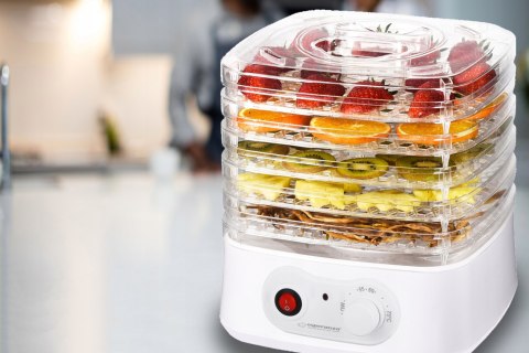 Suszarka Esperanza AppÉTissant 250W, 4 Sita, 8 Programów, Biały, 28 Cm