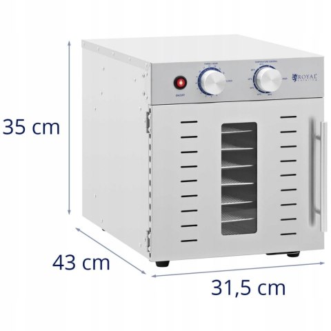 Suszarka Royal Biała Catering Rcda-800/23S 800W 8 Rusztów, Stal Nierdzewna