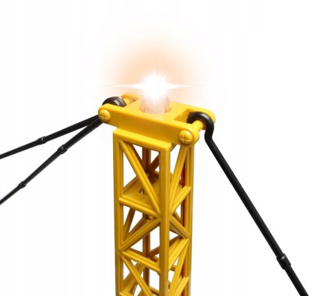 Zdalnie Sterowany Dźwig Żuraw 128Cm Z Pilotem Realistyczne Dźwięki Led