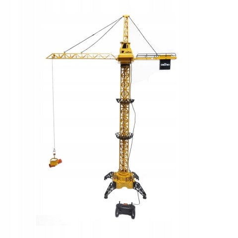 Zdalnie Sterowany Dźwig Żuraw 128Cm Z Pilotem Realistyczne Dźwięki Led