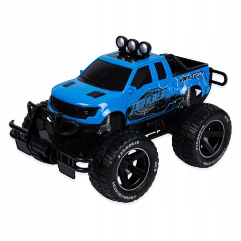 Zdalnie Sterowany Samochód Terenowy Rc 1:14 Led 10Km/H 500Mah Niebieski