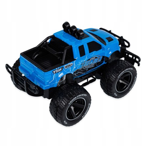 Zdalnie Sterowany Samochód Terenowy Rc 1:14 Led 10Km/H 500Mah Niebieski