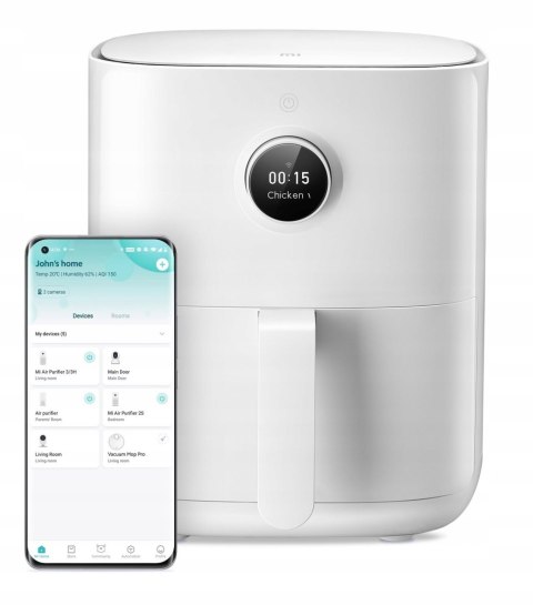 Xiaomi Mi Smart Air Fryer 3.5L Wi-Fi - Zdrowe Gotowanie Bez Tłuszczu Biały