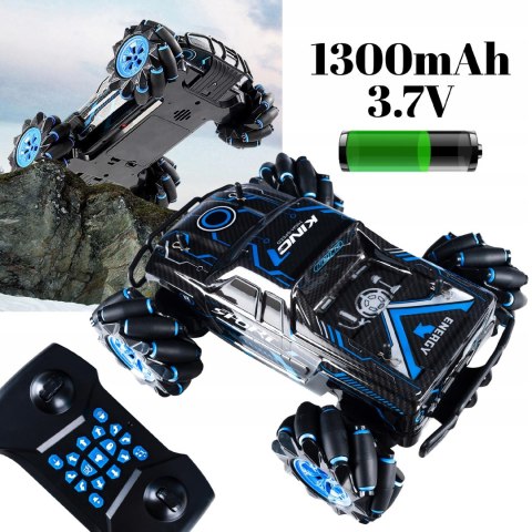 Auto Rc Zdalnie Sterowane 4X4 Drift 20Km/H, Piloty, Gesty, Transformacja