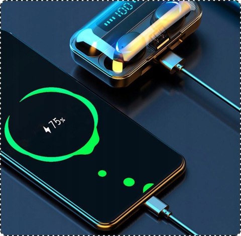 Bezprzewodowe Słuchawki Bluetooth F9 Pro 2024 Z Dotykowym Sterowaniem