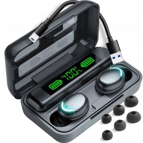 Bezprzewodowe Słuchawki Bluetooth F9 Pro 2024 Z Dotykowym Sterowaniem