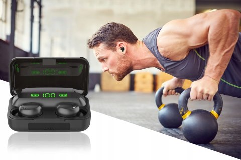 Bezprzewodowe Słuchawki Bluetooth F9 Pro 2024 Z Dotykowym Sterowaniem