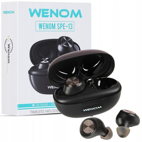 Bezprzewodowe Słuchawki Wenom Spe-13 Bluetooth Z Powerbankiem, Wodoodporne