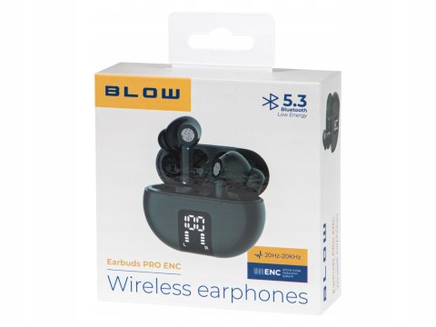 Blow Enc Bluetooth 5.3 Słuchawki Bezprzewodowe Anc Z Etui 3H Odtwarzania
