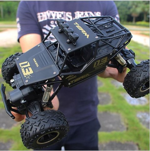 Duży Zdalnie Sterowany Samochód Monster Truck 4X4 Led - Metalowy 27Cm