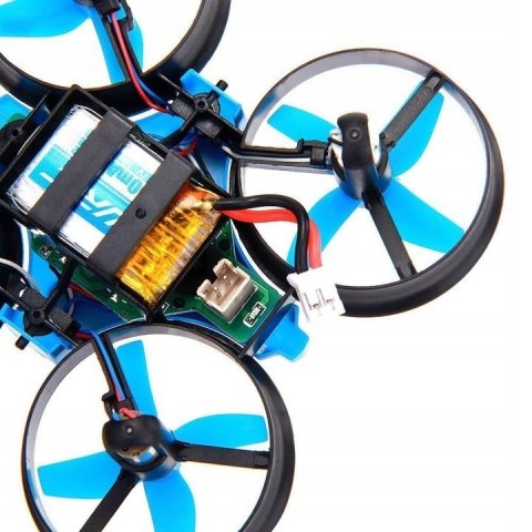 Jjrc H36 Mini Dron Led, 3D Akrobacje Tryb Headless, Osłonięte Śmigła Błękit