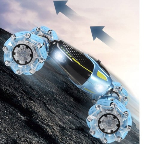 Rc Auto 4X4 Twister Drift, Gesty, Terenowe Koła, Led, Zielone + Pilot Usb